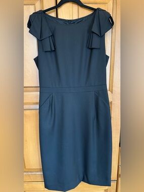 J. Crew Black Sheath Dress